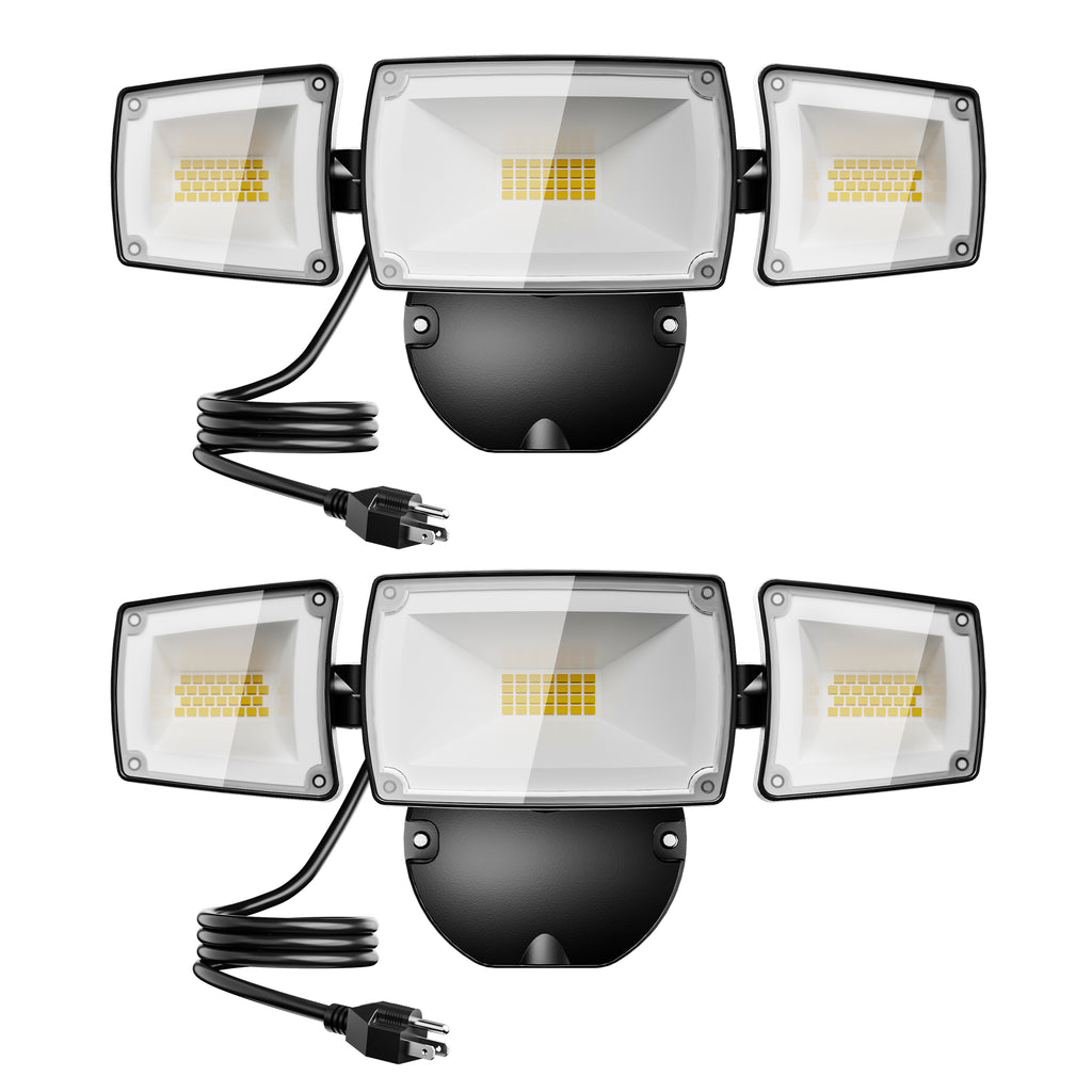 USTELLAR 55W Switch Controll Security Lights 2-Pack