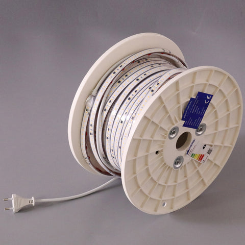 120V Super Bright Architectural Series IP65 Silicone Rubber White Color Strip Light