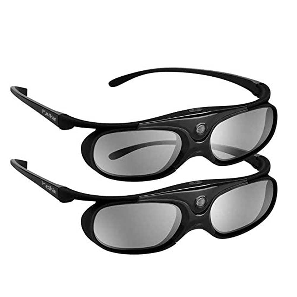 MustWin DLP 3D Glasses 2 Pack