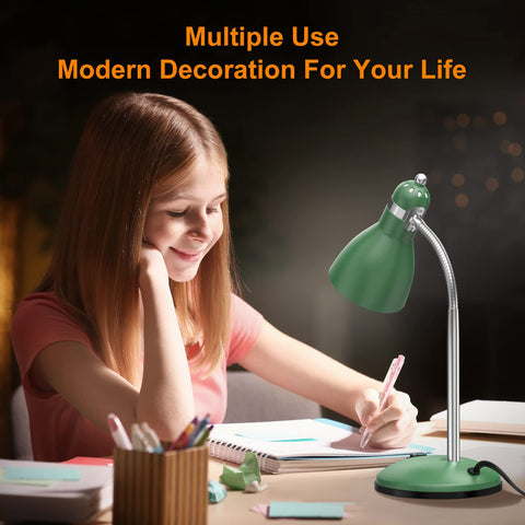 Mustwin Metal Desk Lamp Green