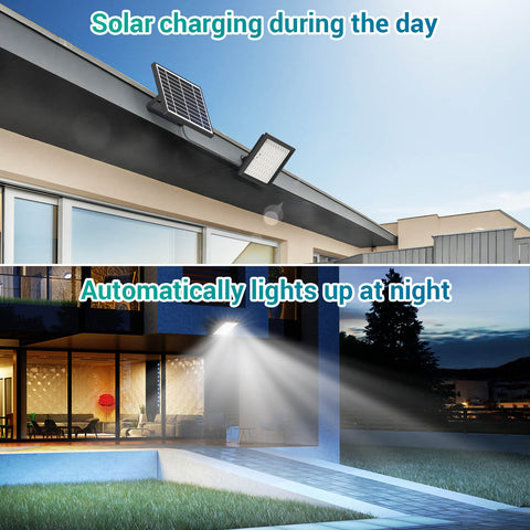 Solar Flood Lights Waterproof with Remote Control