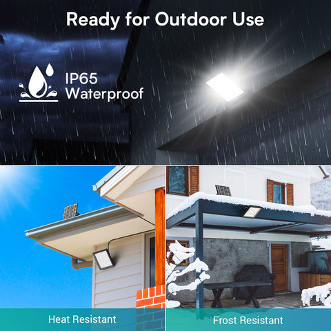 Solar Flood Lights Waterproof with Remote Control