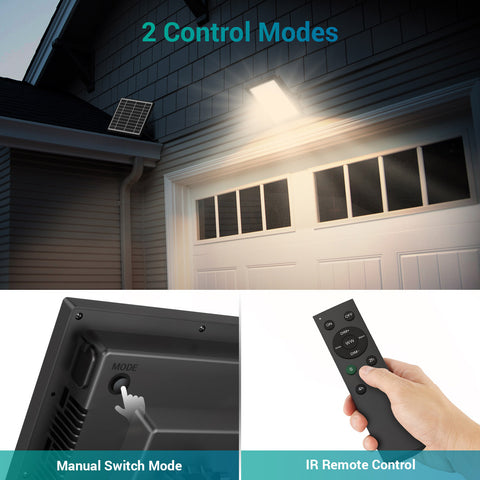 Solar Flood Lights Waterproof with Remote Control