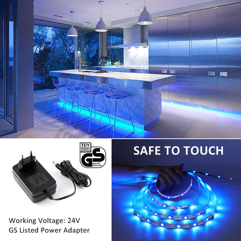 Novostella 12M RGB Strip Lights--44 Key RF Remote Control (EU)