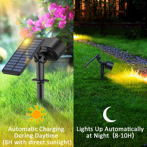 Novostella 4 Pack Solar Power Bluetooth RGB Spike Lights (EU)