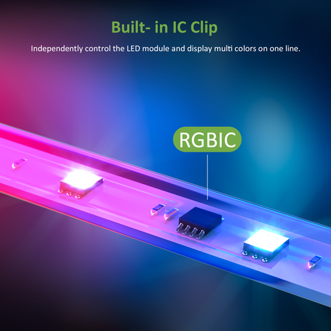 Novostella 32M RGBIC Rainbow Color Outdoor Bluetooth LED Rope Light (EU)