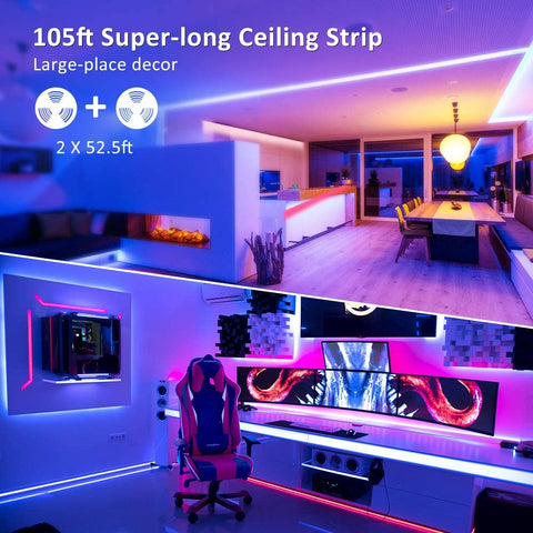 Novostella 32M RGB Strip Lights RF Remote Control (US)--FREE SHIPPING