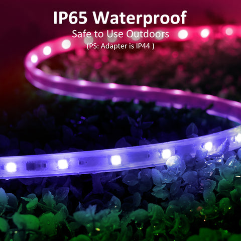 Novostella 16M RGBIC Rainbow Color Outdoor Bluetooth LED Rope Light (UK)--Free Shipping