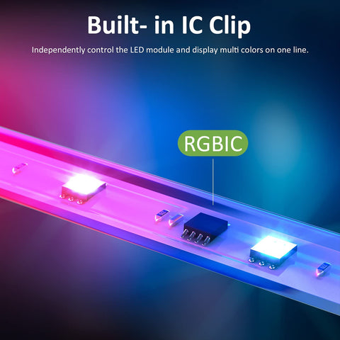 Novostella 32M RGBIC Rainbow Color Outdoor Bluetooth LED Rope Light (US)--Free Shipping
