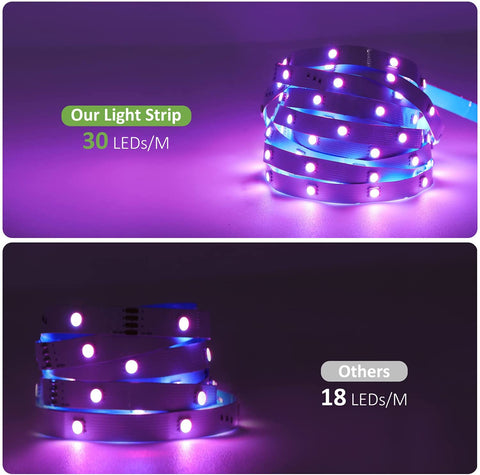 Novostella 12M RGB Strip Lights (RF Remote + Bluetooth)