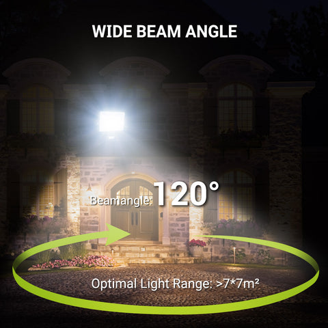 MustWin 30W IR Remote Control Motion Sensor Security Light Graphene Material (EU)