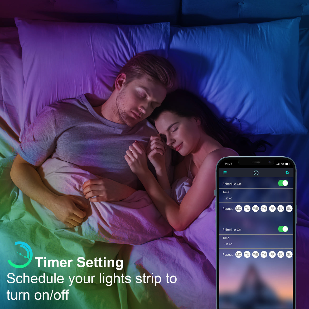 Ustellar 6M Bluetooth + IR Remote RGB Smart Strip Lights (EU)