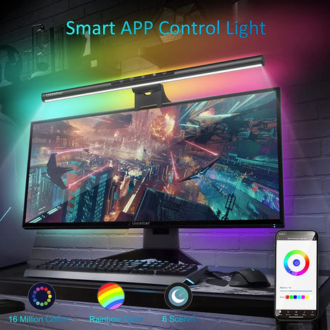 Ustellar RGBIC Wi-Fi Smart Screen Monitor Bar Light (EU)