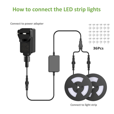 Novostella 32M RGBIC Rainbow Color Outdoor Bluetooth LED Rope Light (UK)--Free Shipping