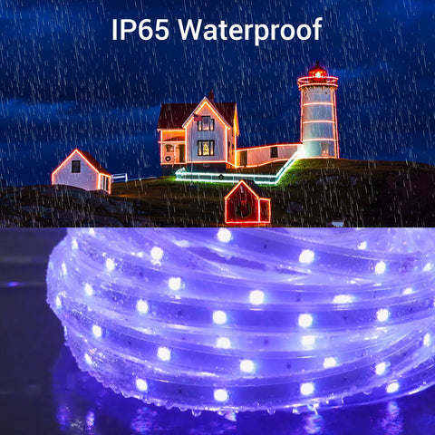 Novostella 32M RGB Outdoor Bluetooth LED Rope Light (UK)--Free Shipping