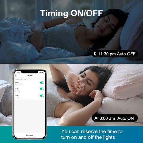 Ustellar 12M 3000K-6000K Tunable White Wi-Fi Smart Strip Lights (EU)