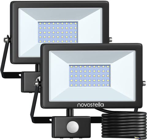 Novostella 2 Pack 30W Motion Sensor Security Flood Light（UK)--Free Shipping