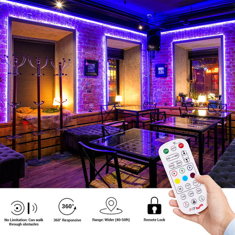 Novostella 32M RGB Outdoor Bluetooth LED Rope Light (UK)--Free Shipping