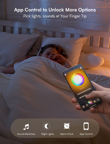 Hotmoon Lullight Smart RGBW Baby Night Light White Noise Machine (EU)