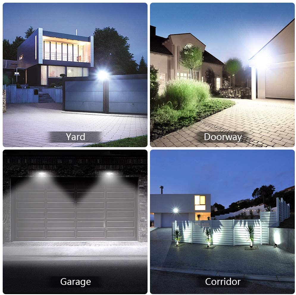 Novostella 1 Pack 60W Motion Sensor Security Flood Light（EU)