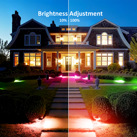 Novostella 2 Pack 20W Remote Control RGB Flood Light（UK)