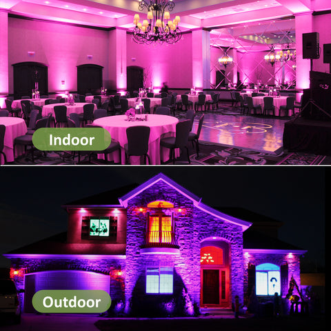 Novostella 1 Pack 100W Remote Control RGB Flood Light（UK)