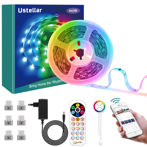 Ustellar 6M RGBIC Dream Color Wi-Fi Smart Strip Lights (EU)