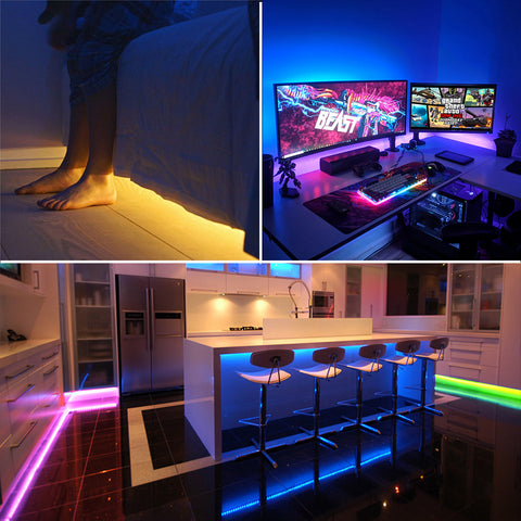 Novostella 12M RGB Strip Lights--44 Key RF Remote Control (EU)