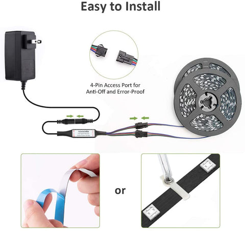 Novostella 32M RGB Strip Lights RF Remote Control (US)--FREE SHIPPING