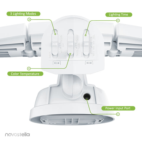 Novostella Solar Powered Tunable White Motion Sensor Security Light  (US) -- FREE SHIPPING