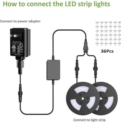 Novostella 32M RGBIC Rainbow Color Outdoor Bluetooth LED Rope Light (US)--Free Shipping