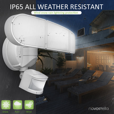 Novostella Solar Powered Tunable White Motion Sensor Security Light  (US) -- FREE SHIPPING