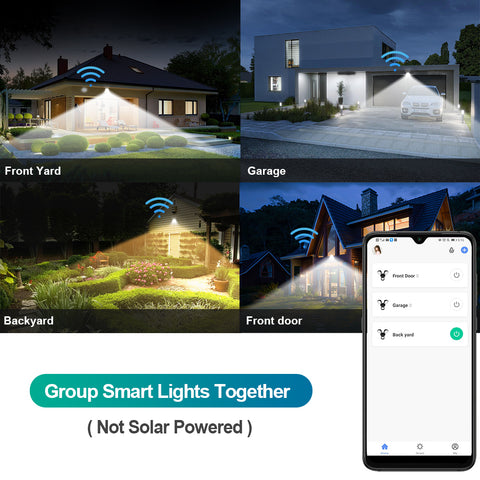 Ustellar 50W Wi-Fi Smart Motion Sensor Security Light-2700K~6500K (US)--FREE SHIPPING