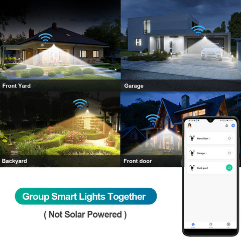 Ustellar 50W Wi-Fi Smart Motion Sensor Security Light-2700K~6500K (US)--FREE SHIPPING