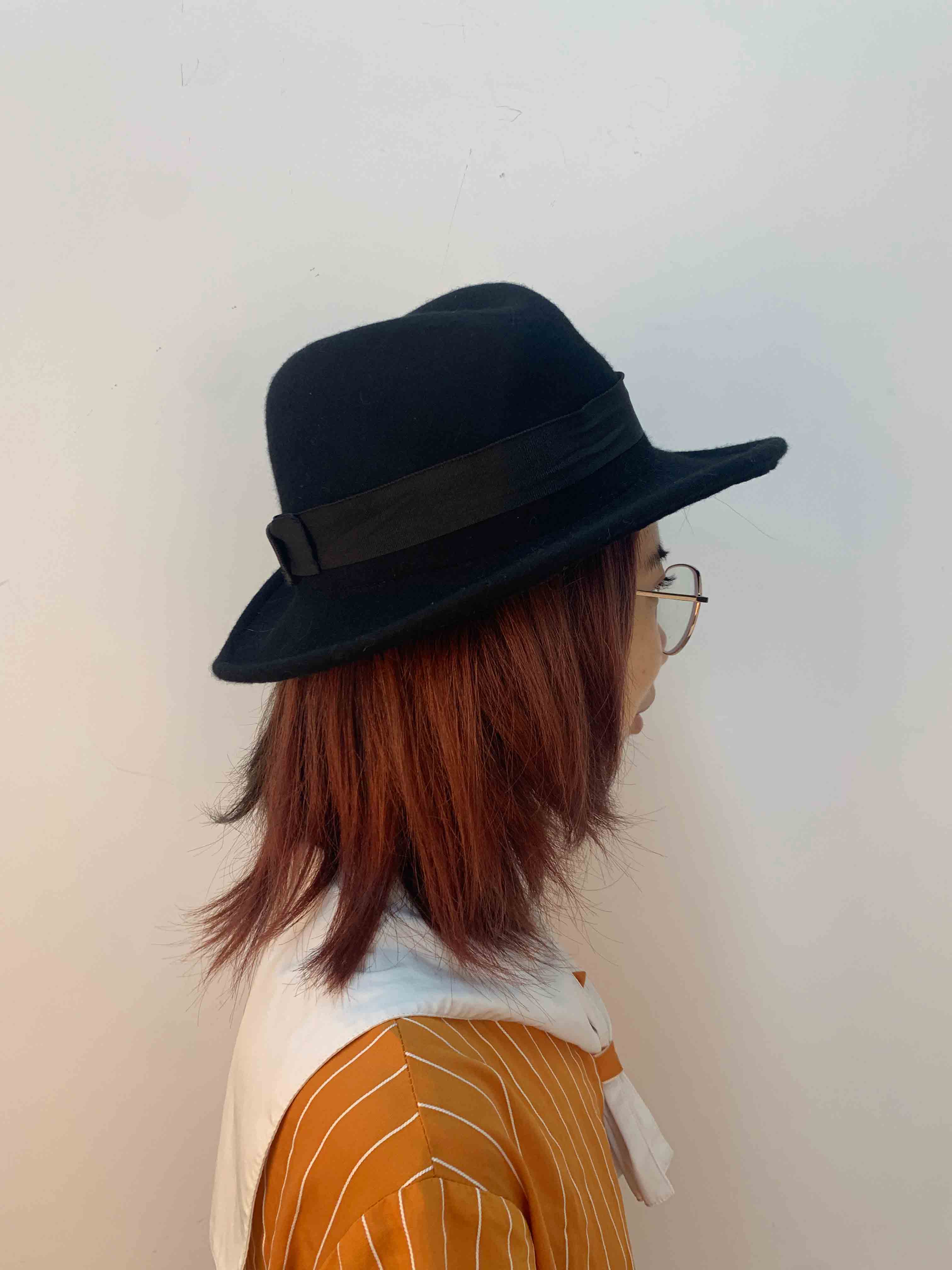 Zealife One Size Black Fedora Hat Women