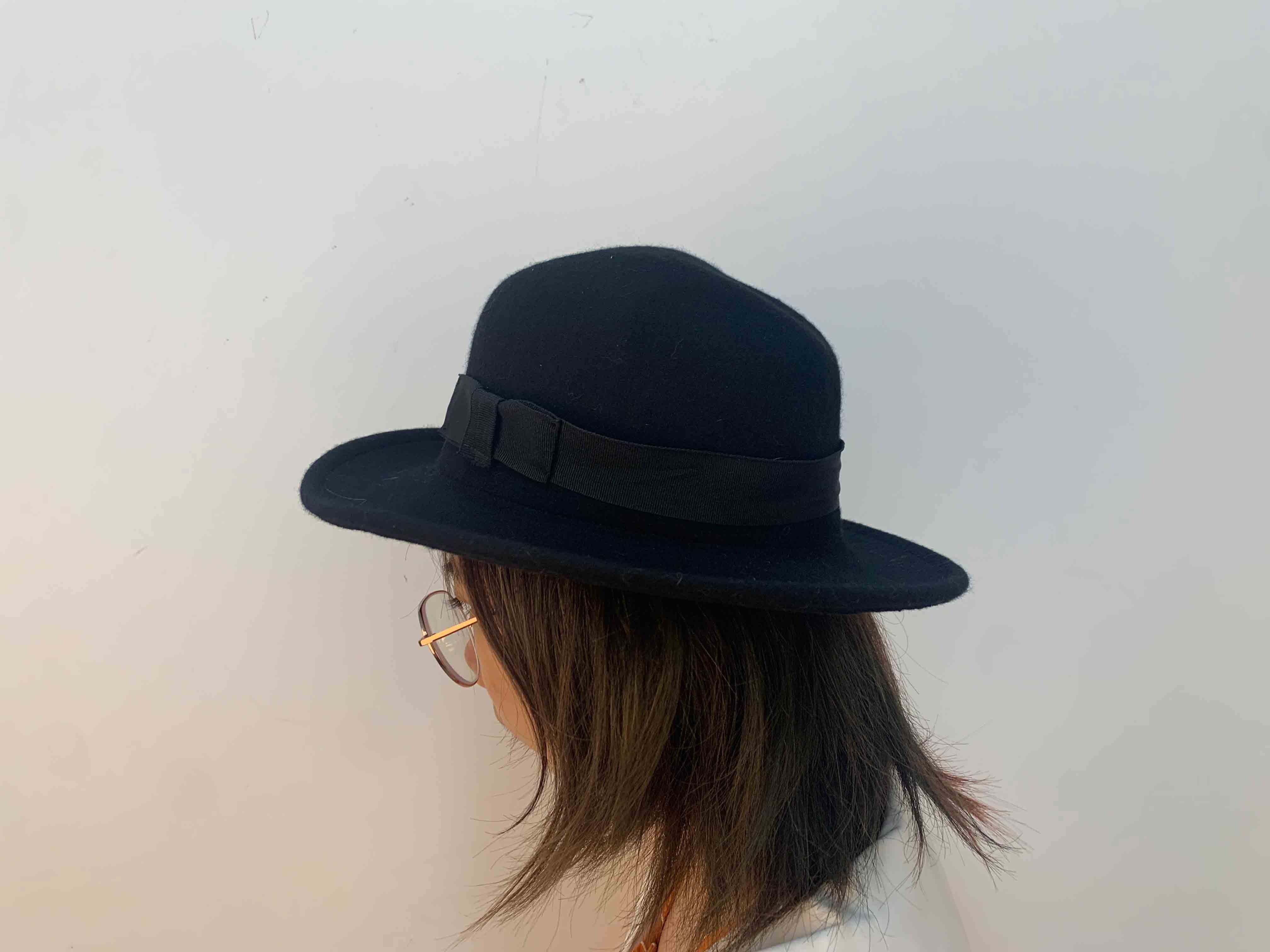 Zealife One Size Black Fedora Hat Women