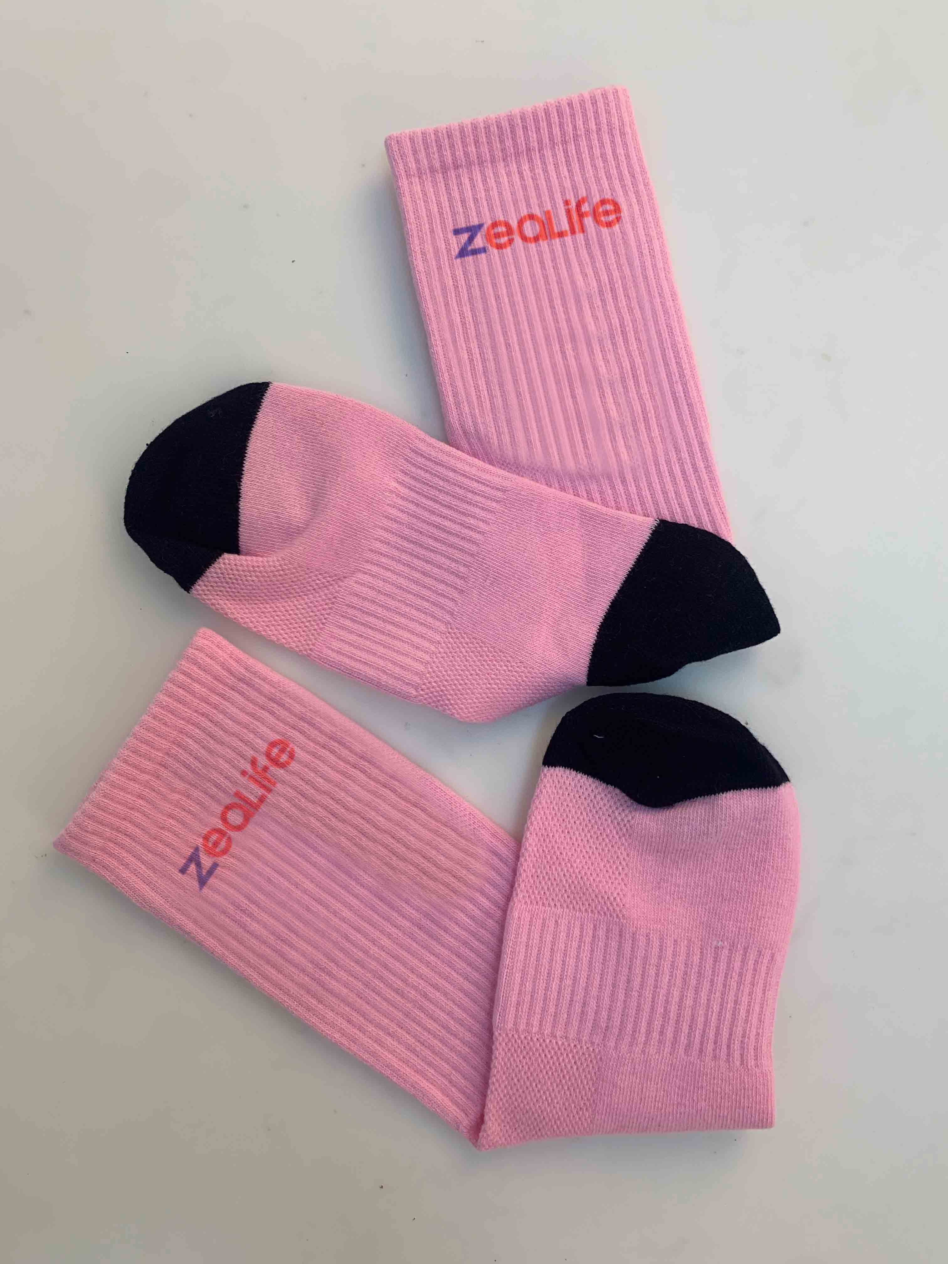 Zealife Essential Active Pink Socks