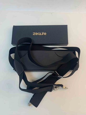 Zealife Men's Black 1'' Suspenders