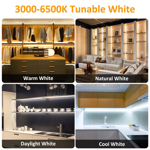 Novostella 40ft Hand Wave Activated Tunable White LED Strip Lights (US) Free Shipping