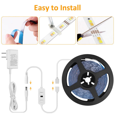 Novostella 40ft Hand Wave Activated Tunable White LED Strip Lights (US) Free Shipping
