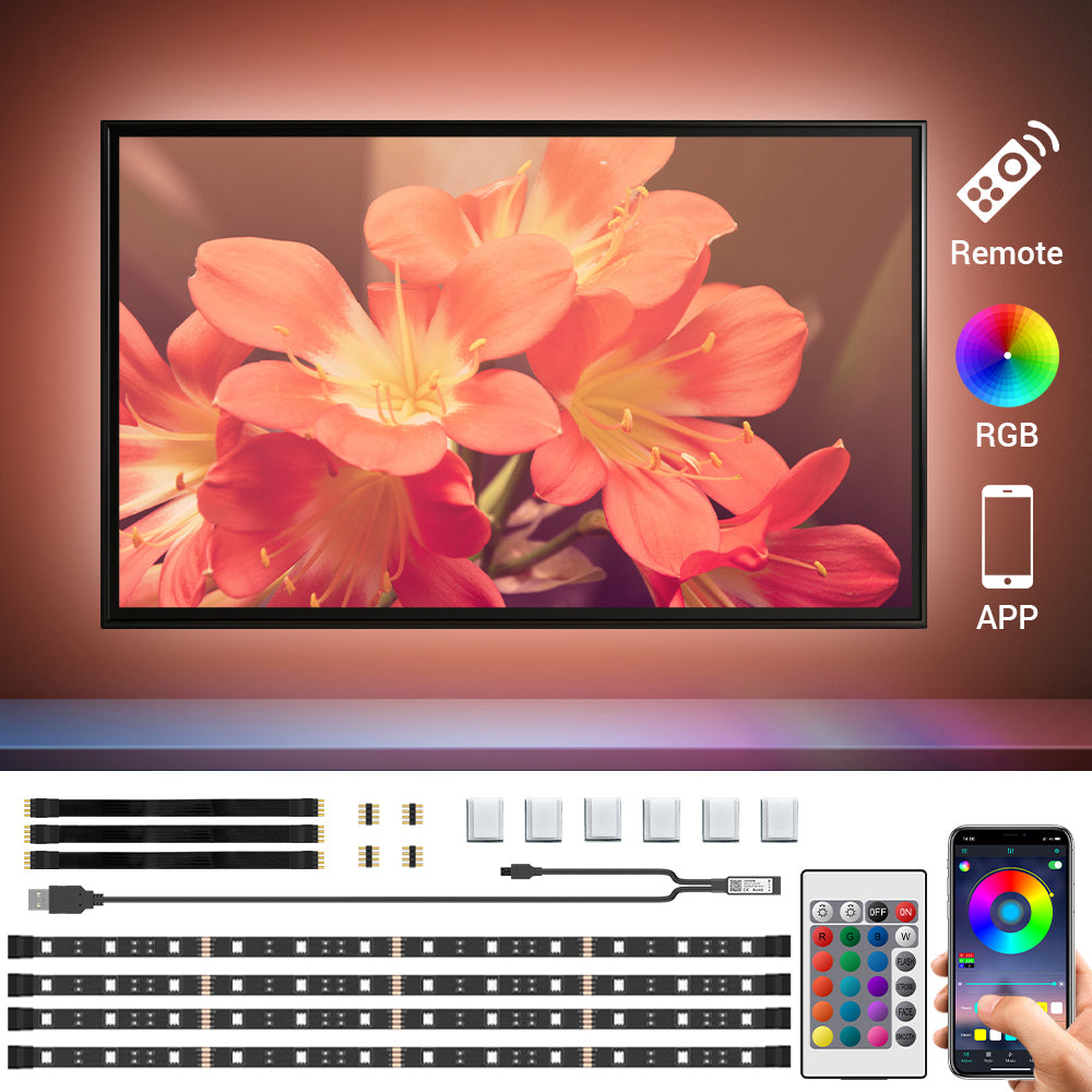 Ustellar 2M RGB TV Back Strip Lights USB Port (EU)