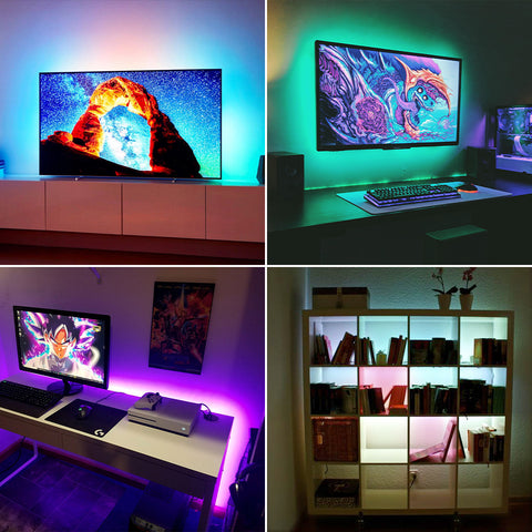 Ustellar 2M RGB TV Back Strip Lights USB Port (EU)