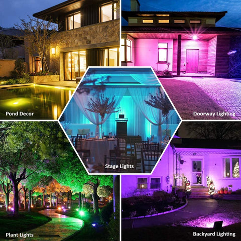 80W RGB Flood Light